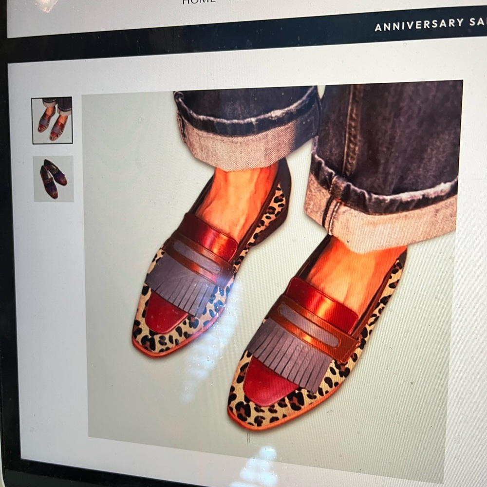 Chiara Boni Multicolor Leopard Print Loafers brand new never worn - Picture 2 of 7